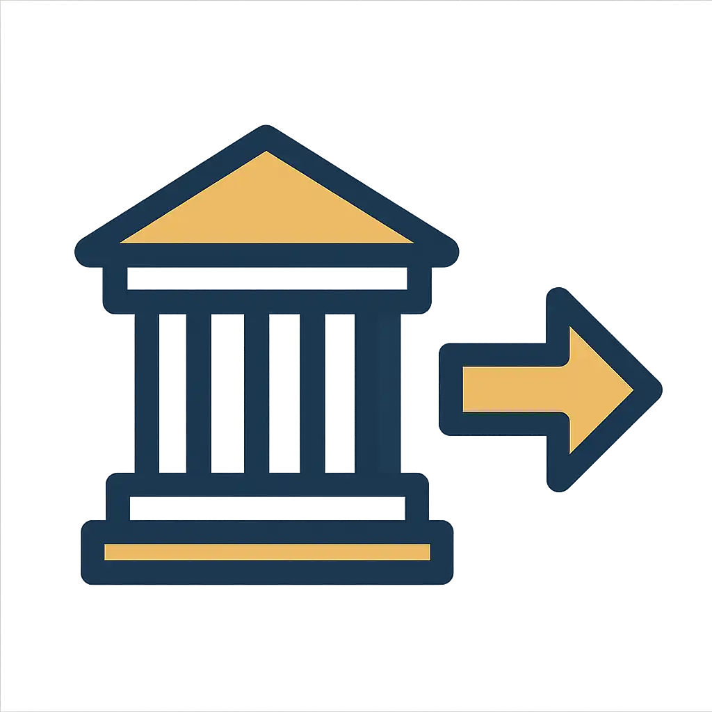 Bank transfer icon
